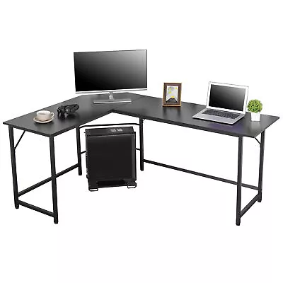 L-Shape Corner Desk Computer Desk Gaming Laptop Table Office Indoor Workstation • $73.58