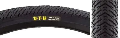 Maxxis DTH 24  BMX Tire 24x1.75 Black Wire 120TPI DC/SW Dual Compound SilkWorm • $75.44