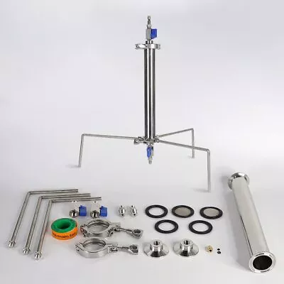 $118 • Buy 45g 12  Mini SS304 Vacuum Chamber/Tube Plant Essential Oil Extractor With Tripod