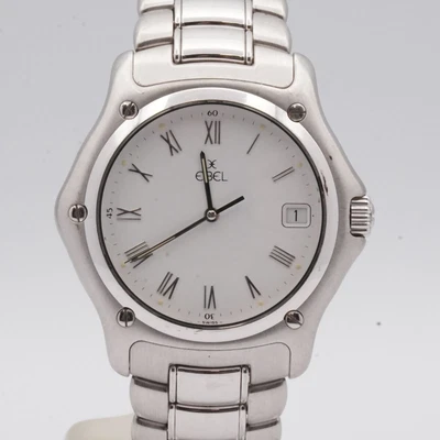 $10558.55 • Buy Ebel 1911 Men's Watch Gold 1 15/32in Top 18K 750 Solid Bracelet 3187916 155 Gr