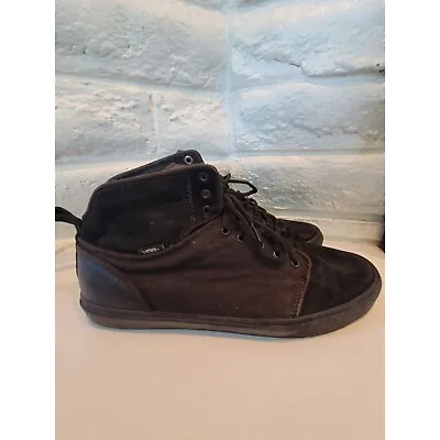 Vans OTW Collection Alomar Men's Black On Black Trim High Top Sneaker Size 11.5 • $45.90