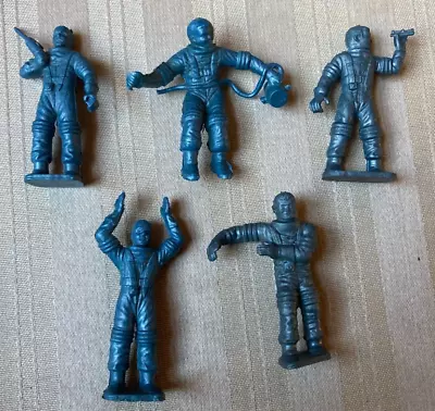 Vintage Marx Rex Mars Tom Corbett Space Academy Astronaut Spacemen Blue Figures • $24.95