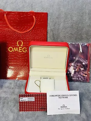 Authentic Omega Red Watch Box Full Set As Collection Or Gift & Display Box • $69.99