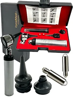 NEW 4X LENS Professional Otoscope Set ENT Medical Diagnostic Surgical Instrument • $17.94