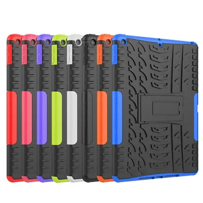 For IPad 10.2  7 8 9th 10th Generation Kids Shock Proof Rugged Stand Tough Case • £13.99