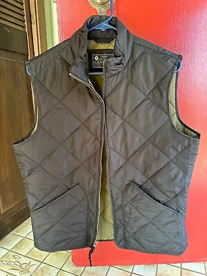 J Crew Men Small Quilted Insulated Vest Black Nice • $7.99