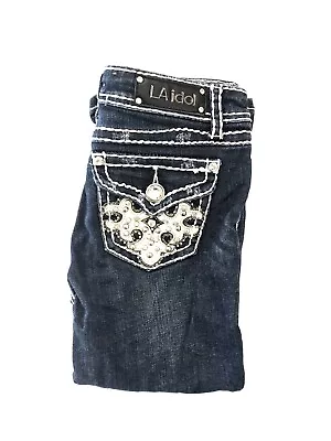 L.A. Idol Denim Jeans Girls Size 14 W26.5 X L16 • $26