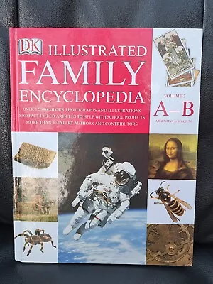 DK Illustrated Family Encyclopedia Vol.2 A-B Hardcover 2004 • £2.99