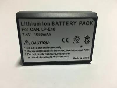 Canon Generic Eos 1100d Kiss Lp-e10 Lpe10 1050mah 7.4v Replacement Battery • $14.88