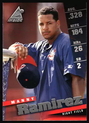 1998 Pinnacle Inside Manny Ramirez #108 Cleveland Indians • $1.60