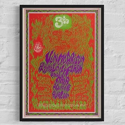 VAN MORRISON 'Avalon Ballroom' 1967 Concert Poster FD-88 14¼ X20  Reprint • $39.67