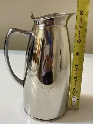 Vintage 1960s Made In Hong Kong Stainless Steel Coffee Serving Carafe • $7.49