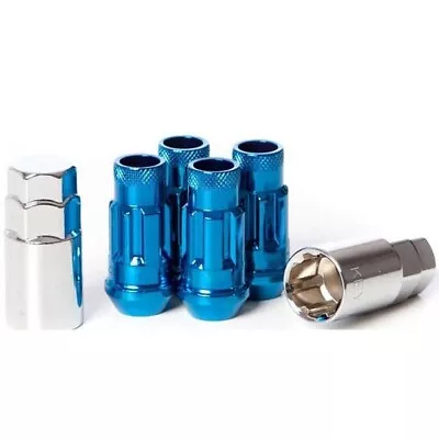 Muteki SR48 Lock Set (12x1.25 Set/4 Chrome Blue)  32901U • $46