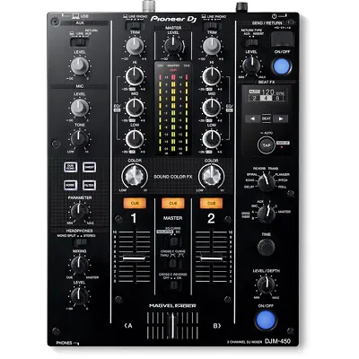 Pioneer DJM-450 2-Ch Turntable CDJ XDJ Mixer W/ Rekordbox DJ Dvs License Keys • $769