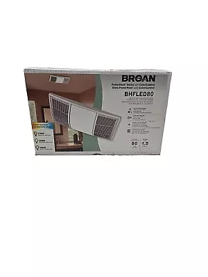 Broan-NuTone BHFLED80 PowerHeat 80CFM Ceiling Bathroom Exhaust Fan • $134.99