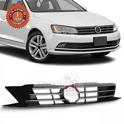 For 2015 2016 2017 2018 VW Volkswagen Jetta Front Bumper Chrome Grille Grill • $43.11