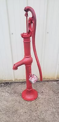 Original Rare Early Red Jacket  Cast Iron Hand Water Well Pump. Davenport Ia. • $349.99