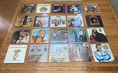 Lot Of 20 Used Country Music Vinyl Albums LP Willie Nelson Waylon Jennings • $11.50