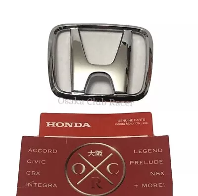 $29.95 • Buy OEM Honda Del Sol Rear Emblem H Trunk Badge 93-97 92 94 95 96 EG1 EG2 Civic CR-X