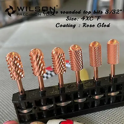 Large Barrel Rounded Top Bit -  WILSON Tungsten Carbide Nail Drill Bit • $8.99
