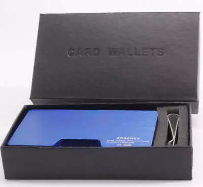 Fashion Bank Credit Card Holder Aluminum Delicate Metal Wallet • $20.69