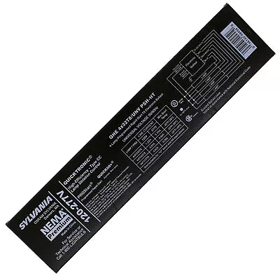 Sylvania Qhe4x32t8/unv-psh-ht Rapid Start Ballast 4-lamp 32w T8 120-277v • $46.73