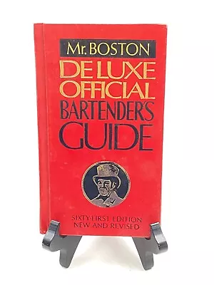 Old Mr  Boston Deluxe Official Bartender's Guide 61st Edition 1981 • $4