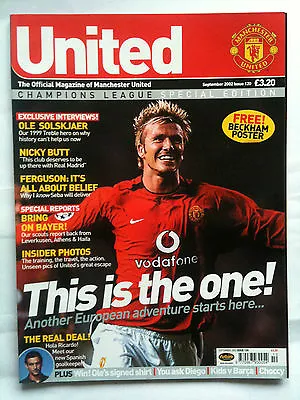 No 120 Manchester United Official Magazine September 2002 • £3