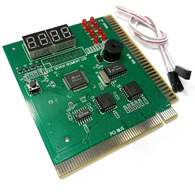 PC Motherboard Diagnostic POST Cards Tester 4 Bit Analyzer PCI ISA Fault LCD  • $13.99