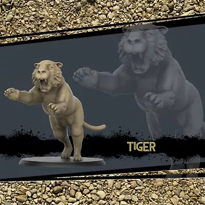 Tiger Miniature Arena Glorious Gladiators For Ttrpg Like D & D 5e Pathfinder Dsa • $5.40