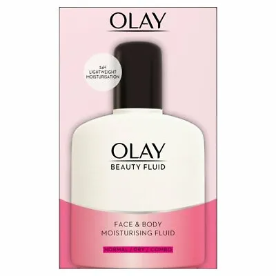 Olay Classic Beauty Fluid Care Moisturiser Normal Dry Combination Skin  200 Ml • £11.65
