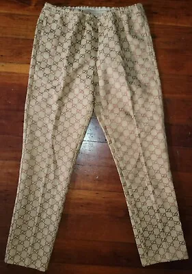 $249.99 • Buy Gucci GG Womens Pants 12 Made In Italy A Must Have Buy It Now B4 Gone SHIPS FAST