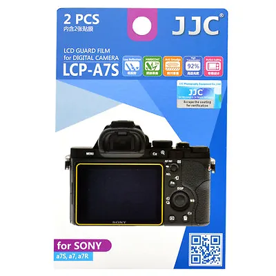 $10.87 • Buy JJC LCP-A7S LCD Film Camera Screen Display Protector For SONY A7S, A7, A7R