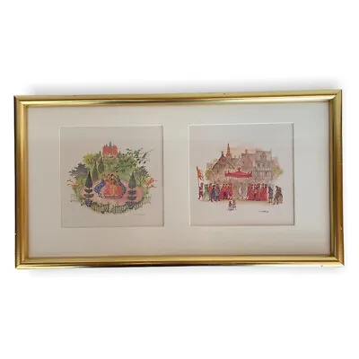 Mads Stage Framed Art Prints Hans Christian Andersen Fairy Tale Danish Artist • $58.50