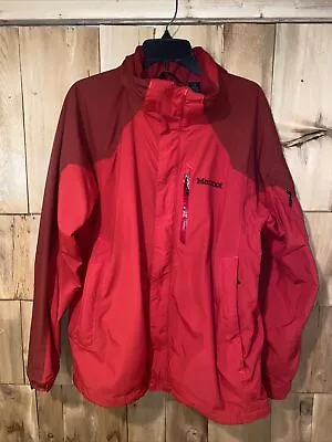 MARMOT MEMBRAIN Red Logo Lining Style CC-440 Jacket Mens Size Large No Hood • $27.95