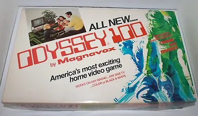 Odyssey 100 By Magnavox Video Game Console Boxed 1975 Vintage • $117.43