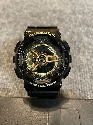 Casio G-Shock GA-110GB Black × Gold Series • $80