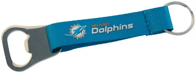 Miami Dolphins New Logo Lanyard Bottle Opener Keychain • $9.49