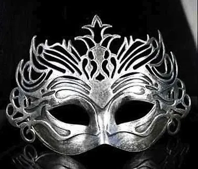 Roman Gladiator Venetian Mens Masquerade Mask Masked Ball Halloween Fancy Dress • £6.89