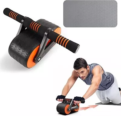 Ab Roller Wheel Automatic Rebound Abdominal For Home Fitness Exercise Equipment • $21.99