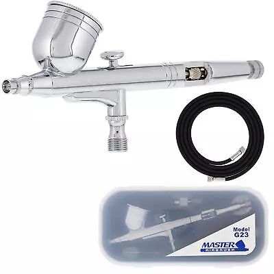 Master Airbrush Model G23 Multi-Purpose Dual-Action Gravity Feed Airbrush Set Kt • $32.99