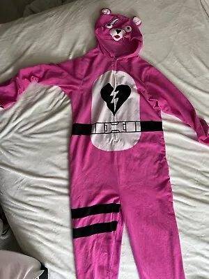 Fortnite Cuddle Team Leader Union Suit Bodysuit Men’s XXL Fleece • $20