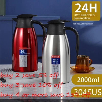 $28.33 • Buy Hot Drink Thermos Insulation Pots Bottle Water Coffee Thermos Vacuum Kettle