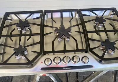 36  Thermador 5 Burner Stainless Steel Gas Cooktop - With Manual FREE SHIPPING • $525