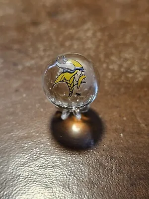 RARE! Vintage NFL Marble! New! Minnesota Vikings - 1970s Memorabilia - 3/4 Inch • $17.95