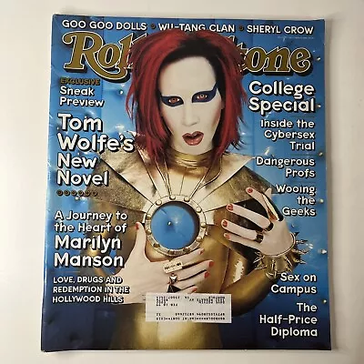 Marilyn Manson RARE Rolling Stone #797 Oct. 1998 -   Very Good Condition • $12.98