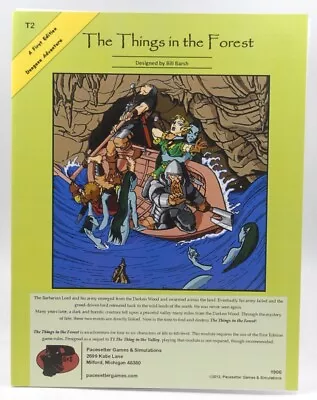 D&D 1e The Things In The Forest VG++ Bill Barsh  Pacesetter • $100