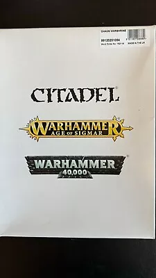 Chaos Warshrine Slaves To Darkness Warhammer Age Of Sigmar UK White. NEW !! • $65