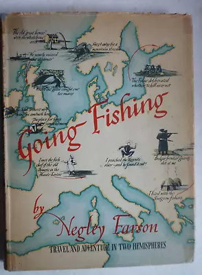 GOING FISHING -  NEGLEY FARSON 1st EDITION 1942   ILLUSTRATED C. F. TUNNICLIFFE • £13.50