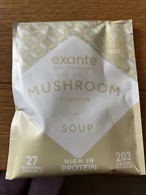 £16.25 • Buy 10 X Exante Meal Replacement Mushroom Soup